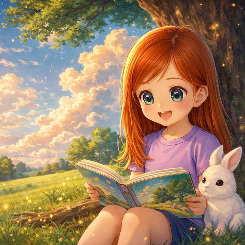 Anime illustration style sample