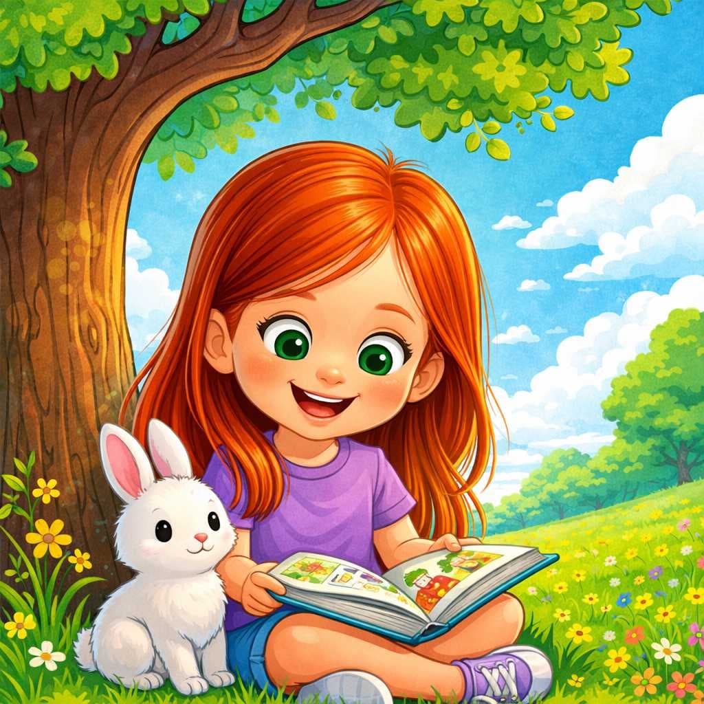 Cartoon illustration style sample