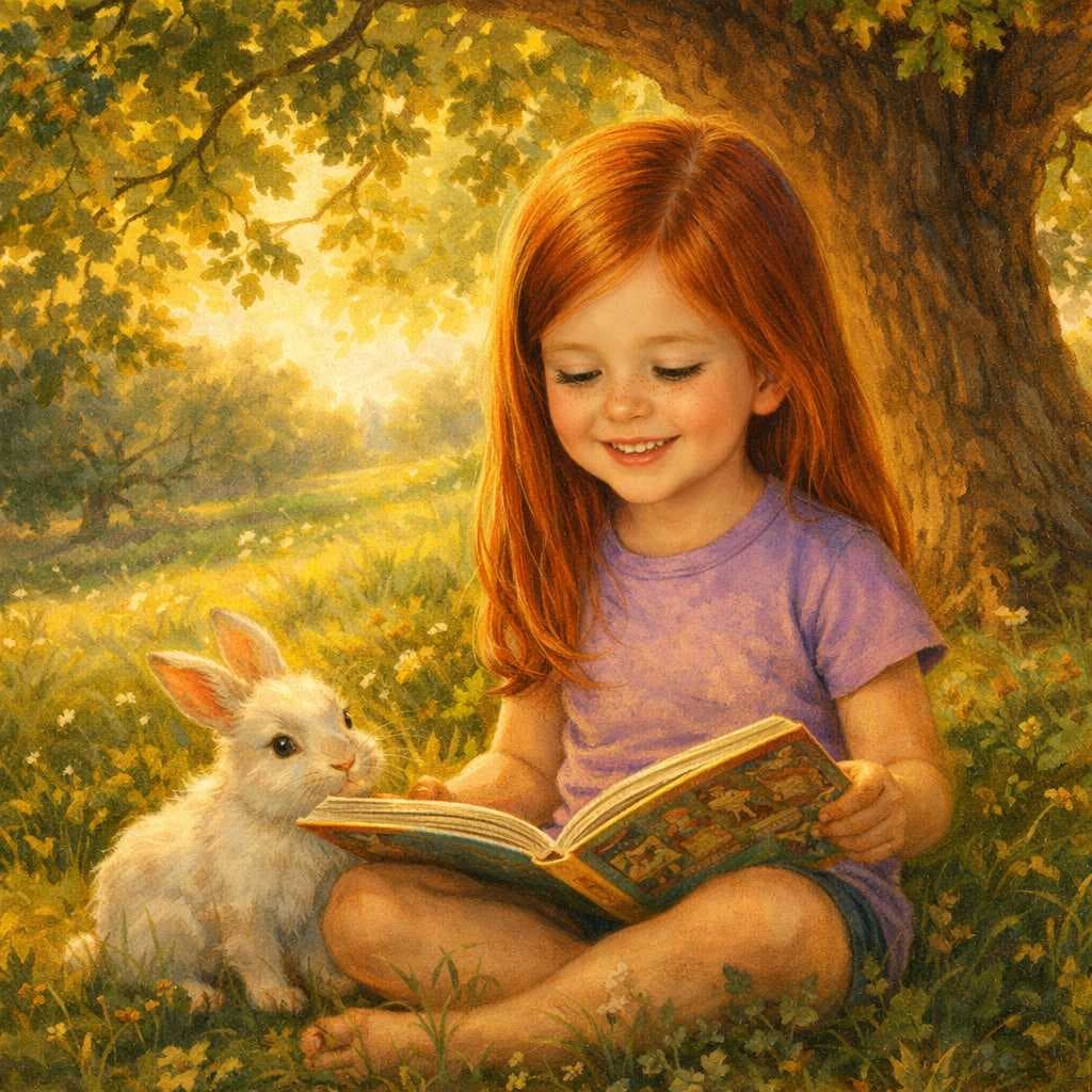 Classic Storybook illustration style sample